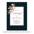 Load image into Gallery viewer, Romantic Floral Engagement Party Invitation Coll. 6