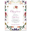 Load image into Gallery viewer, Romantic Floral Graduation Party Invitation Coll. 6