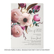 Load image into Gallery viewer, Vintage Purple Floral Graduation Party Invitation Coll. 17
