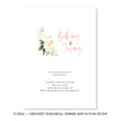 Load image into Gallery viewer, Floral + Greenery Rehearsal Dinner Invitation Coll. 2