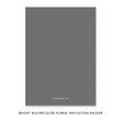Load image into Gallery viewer, Bright Watercolor Floral Rehearsal Dinner Invitation Coll. 9