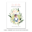 Load image into Gallery viewer, Floral + Greenery Save the Date Invitation Coll. 2