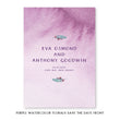 Load image into Gallery viewer, Purple Watercolor Florals Save the Date Invitation Coll. 4