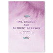 Load image into Gallery viewer, Purple Watercolor Florals Save the Date Invitation Coll. 4