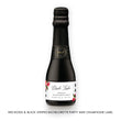 Load image into Gallery viewer, Red Roses & Black Stripes Bachelorette Party Champagne Labels Coll. 1B