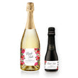 Load image into Gallery viewer, Red Roses & Black Stripes Bachelorette Party Champagne Labels Coll. 1B