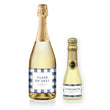 Load image into Gallery viewer, Navy Gingham Graduation Champagne Labels Coll. 3