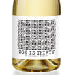 Load image into Gallery viewer, Edgy Black & White Birthday Party Champagne Labels Coll. 7