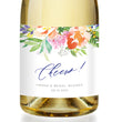 Load image into Gallery viewer, Floral Bridal Shower Champagne Label