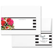 Load image into Gallery viewer, Red Roses & Black Stripes Envelope Wrap Address Labels Coll. 1B