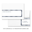 Load image into Gallery viewer, Navy Gingham Baby Shower Invitation Coll. 3