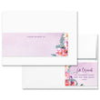 Load image into Gallery viewer, Purple Watercolor Florals Envelope Wrap Address Labels Coll. 4