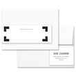 Load image into Gallery viewer, Edgy Black & White Envelope Wrap Address Labels Coll. 7
