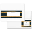 Load image into Gallery viewer, Classic Black & Gold Envelope Wrap Address Labels Coll. 25