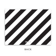 Load image into Gallery viewer, Black & White Stripes Personalized Stationery
