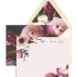 Load image into Gallery viewer, Vintage Purple Floral Personalized Stationery