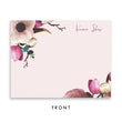 Load image into Gallery viewer, Vintage Purple Floral Personalized Stationery