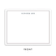 Load image into Gallery viewer, Navy Gingham Personalized Stationery Coll. 3