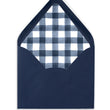 Load image into Gallery viewer, Navy Gingham Personalized Stationery Coll. 3