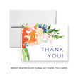 Load image into Gallery viewer, Bright Watercolor Floral Thank You Card Coll. 9