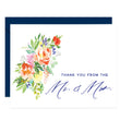 Load image into Gallery viewer, Bright Watercolor Floral Newlyweds Thank You Cards Coll. 9