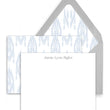 Load image into Gallery viewer, Blue Gray Ikat Indonesian Pattern Stationery