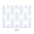 Load image into Gallery viewer, Blue Gray Ikat Personalized Stationery Coll. 10