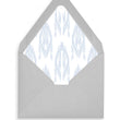 Load image into Gallery viewer, Blue Gray Ikat Personalized Stationery Coll. 10