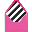 Load image into Gallery viewer, Black & White Stripes Personalized Stationery Coll. 11