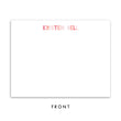 Load image into Gallery viewer, Blush Ikat Personalized Stationery Coll. 12