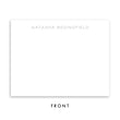 Load image into Gallery viewer, Neutral Stripes Personalized Stationery Coll. 14