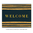 Load image into Gallery viewer, Luxurious gold and black classic bridal shower invitations, featuring chic art deco design and faux gold brush strokes.