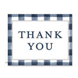 Load image into Gallery viewer, Navy Gingham Thank You Card Coll. 3