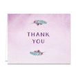 Load image into Gallery viewer, Purple Watercolor Florals Thank You Card Coll. 4