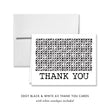 Load image into Gallery viewer, Edgy Black & White Thank You Card Coll. 7