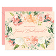 Load image into Gallery viewer, Peach Florals Will You Be My Bridesmaid? Card
