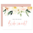 Load image into Gallery viewer, Floral Bridesmaid Proposal Card with Envelope