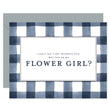 Load image into Gallery viewer, Navy Gingham Will You Be My Bridesmaid? Card | Coll. 3