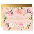 Load image into Gallery viewer, Pink Florals Will You Be My Bridesmaid? Card