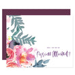 Load image into Gallery viewer, Purple Watercolor Florals Will You Be My Bridesmaid? Card | Coll. 4