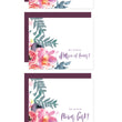 Load image into Gallery viewer, Purple Watercolor Florals Will You Be My Bridesmaid? Card | Coll. 4
