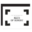 Load image into Gallery viewer, Edgy Black & White Will You Be My Bridesmaid? Card | Coll. 7