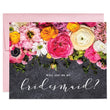 Load image into Gallery viewer, Rustic Floral Will You Be My Bridesmaid? Card | Amy