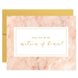 Load image into Gallery viewer, Will You Be My Bridesmaid? Pink + Gold Card | Fiona