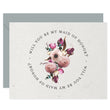 Load image into Gallery viewer, Vintage Purple Floral Will You Be My Bridesmaid? Card | Coll. 17