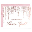 Load image into Gallery viewer, Will You Be My Bridesmaid? Rose Gold Foil Proposal Card