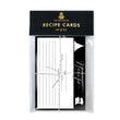 Load image into Gallery viewer, Glitter Recipe Cards | Carly Black Silver