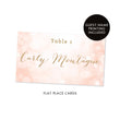 Load image into Gallery viewer, Blush Bokeh + Gold Glitter Place Cards | Carly