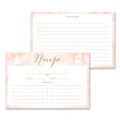 Load image into Gallery viewer, Glitter Recipe Cards | Carly Blush Gold