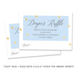 Load image into Gallery viewer, "Casy" Blue + Gold Foil Dots Baby Shower Invitation